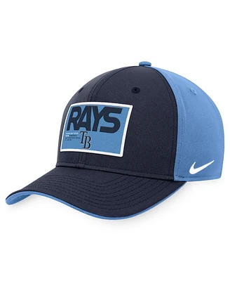 Men's Nike Navy, Light Blue Tampa Bay Rays Classic99 Colorblock Performance Snapback Hat