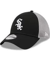 Men's New Era Black Chicago White Sox Team Neo 39THIRTY Flex Hat