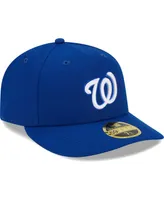 Men's New Era Royal Washington Nationals White Logo Low Profile 59FIFTY Fitted Hat