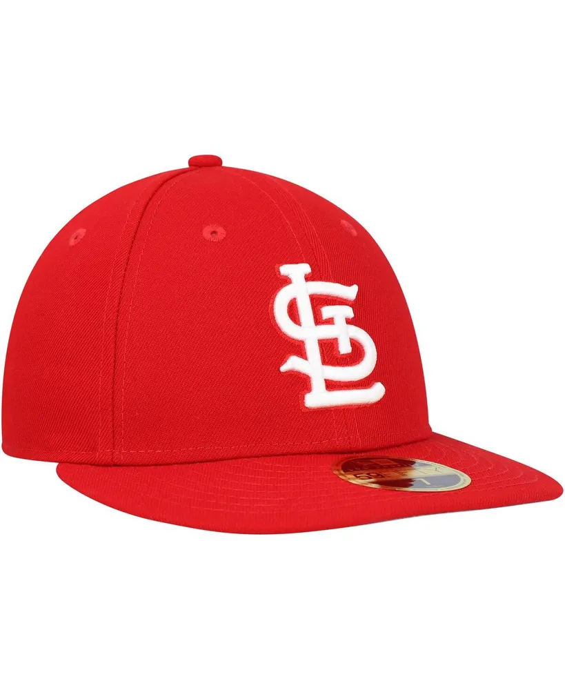 Men's New Era Scarlet St. Louis Cardinals Low Profile 59FIFTY Fitted Hat