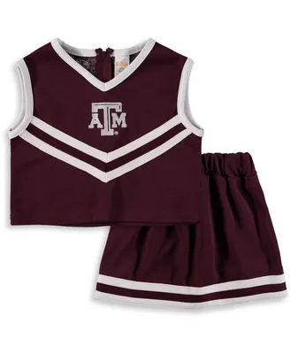Toddler Girls Maroon Texas A&M Aggies Two-Piece Cheer Set