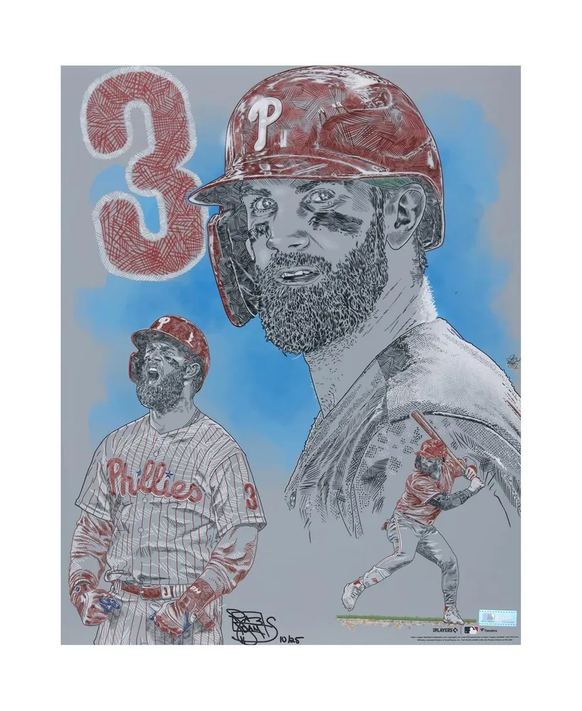 Lids Bryce Harper Philadelphia Phillies Fanatics Authentic Framed 15 x 17  2022 National League Championship Series MVP Collage