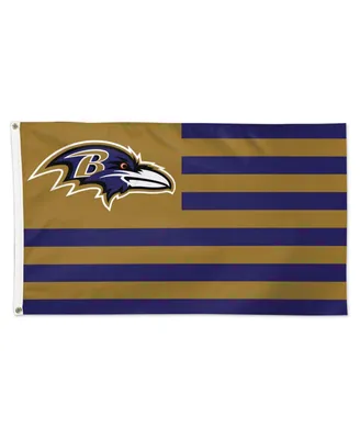 Wincraft Baltimore Ravens 3' x 5' Americana Stars and Stripes Deluxe Flag