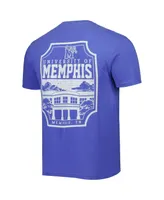 Men's Royal Memphis Tigers Logo Campus Icon T-shirt