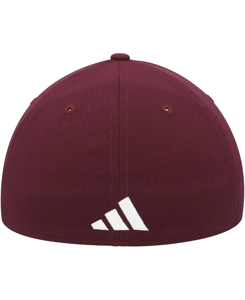 Men's adidas Maroon Mississippi State Bulldogs Vault Slouch Flex Hat