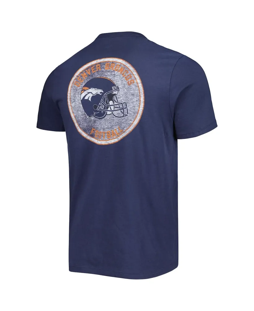 Men's '47 Brand Navy Denver Broncos Open Field Franklin T-shirt
