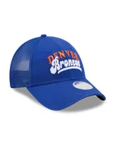 Women's New Era Royal Denver Broncos Team Trucker 9FORTY Snapback Hat