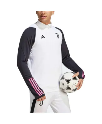 Men's adidas White Juventus 2023/24 Training Aeroready Quarter-Zip Top