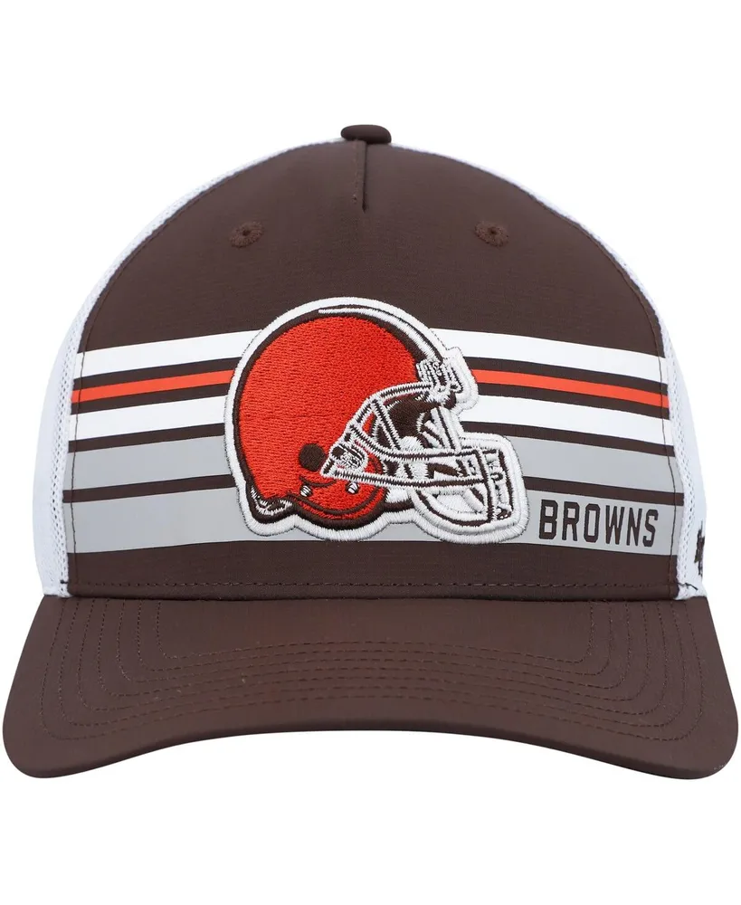 Men's '47 Brand Brown Cleveland Browns Altitude Ii Mvp Trucker Snapback Hat