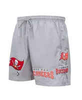 Men's Pro Standard Pewter Tampa Bay Buccaneers Woven Shorts