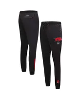 Men's Pro Standard Black Arkansas Razorbacks Classic Dk Jogger Pants