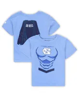 Toddler Boys and Girls Champion Carolina Blue North Carolina Tar Heels Super Hero T-shirt