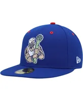 Men's New Era Blue Stockton Ports Marvel x Minor League 59FIFTY Fitted Hat