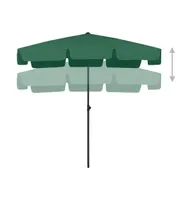 vidaXL Beach Umbrella Green 78.7"x49.2"