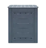 vidaXL Garden Composter Gray 23.6"x23.6"x28.7" 68.7 gal