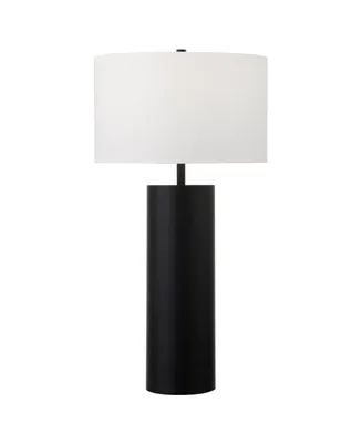 Hudson & Canal York 29.5" Tall Table Lamp with Linen Shade