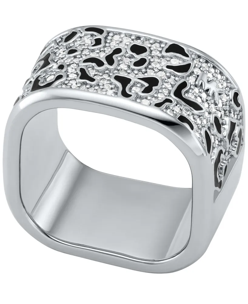 Michael Kors Cheetah Print Band Ring