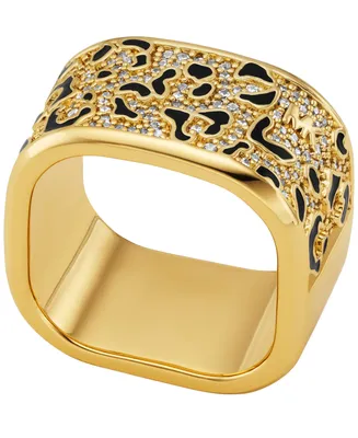 Michael Kors Cheetah Print Band Ring