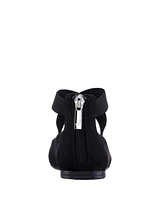 Nina Big Girls Marissa Crisscross Ankle Strap Ballet Flat