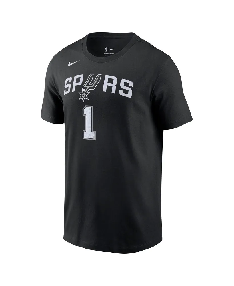 Men's Nike Victor Wembanyama San Antonio Spurs 2023 Nba Draft First Round Pick Name and Number T-shirt