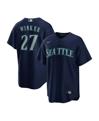 Men's Nike White Seattle Mariners Home 2023 MLB All-Star Game Patch Replica Player Jersey, XL