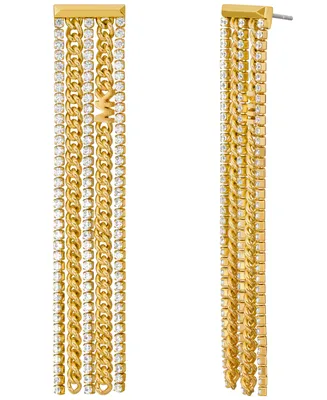 Michael Kors Tennis Chain Drop Earrings