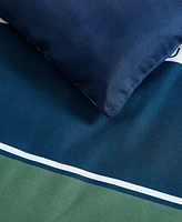 Closeout! Nautica Bellecastle Reversible 3 Piece Comforter Set, Full/Queen
