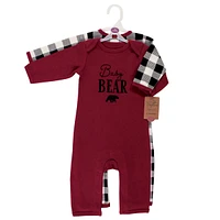 Touched by Nature Baby Boys Unisex Holiday Pajamas, Bear