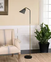 60" Metal Floor Lamp with Metal Shade