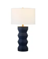 Hudson & Canal Carlin 26.5" Linen Shade Tall Ceramic Table Lamp