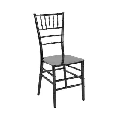 Emma+Oliver Resin Stacking Dining Chiavari Chair