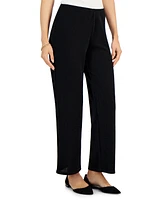Jm Collection Women's New Shine Wide-Leg Pull-On Pants, Created for Macy's