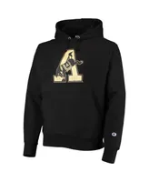 Men's Champion Black Army Black Knights Vault Logo Reverse Weave Pullover Hoodie