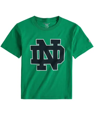 Big Boys Champion Kelly Green Notre Dame Fighting Irish Primary Logo T-shirt