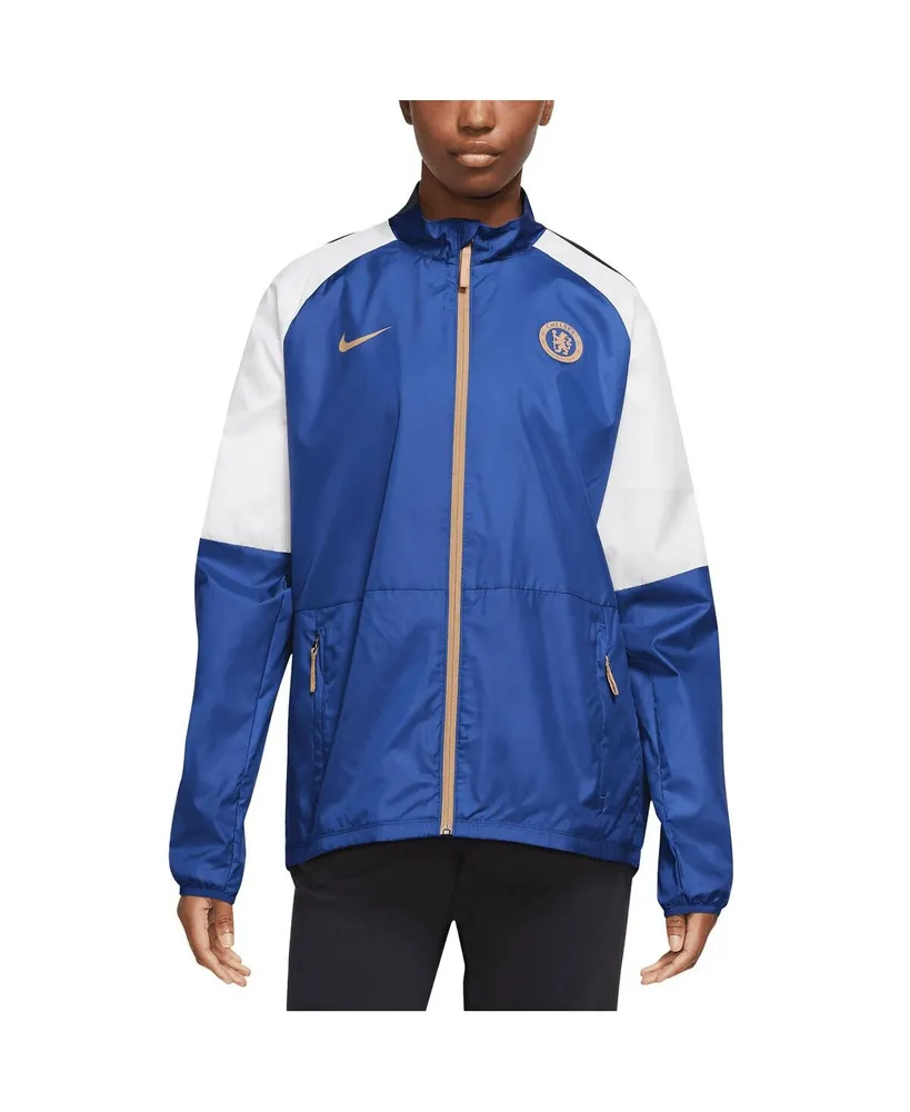 Men's Nike Blue Chelsea 2023 Academy AWF Raglan Full-Zip Jacket