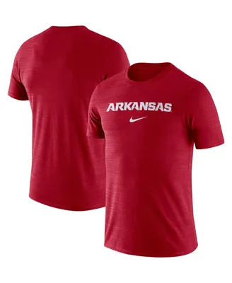Men's Nike Cardinal Arkansas Razorbacks Team Issue Velocity Performance T-shirt