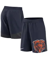 Men's Nike Navy Chicago Bears Stretch Performance Shorts