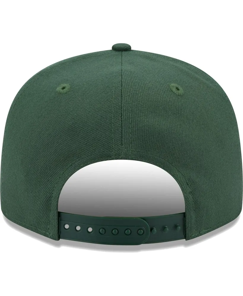 Men's New Era Green Green Bay Packers Icon 9FIFTY Snapback Hat