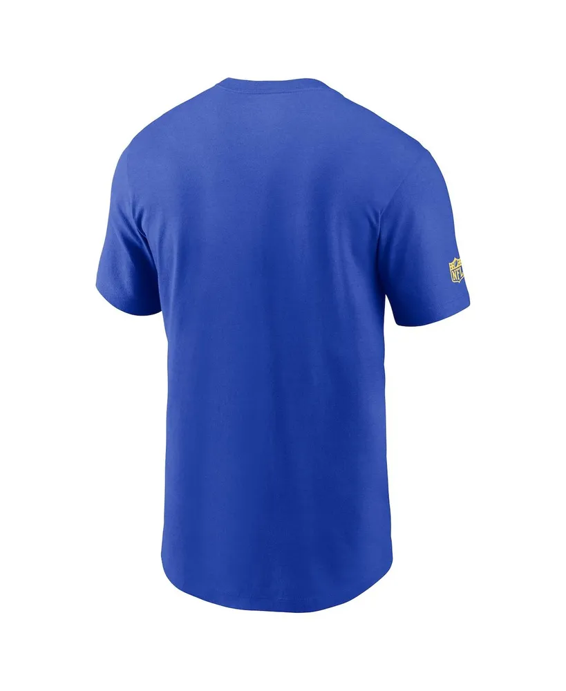 Men's Nike Royal Los Angeles Rams Sideline Performance T-shirt