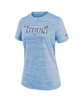 Women's Nike Light Blue Tennessee Titans Sideline Velocity Performance T-shirt