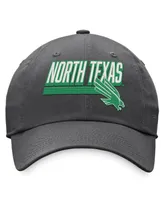 Men's Top of the World Charcoal North Texas Mean Green Slice Adjustable Hat