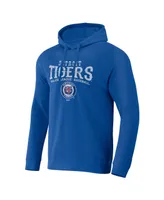 Men's Darius Rucker Collection by Fanatics Royal Detroit Tigers Waffle-Knit Pullover Hoodie