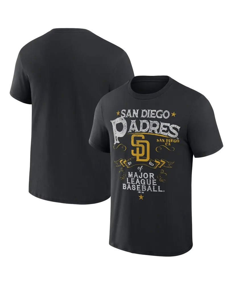 Men's Darius Rucker Collection by Fanatics White San Diego Padres Distressed Rock T-Shirt Size: Small