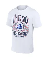 Men's Darius Rucker Collection by Fanatics White Chicago Sox Distressed Rock T-shirt