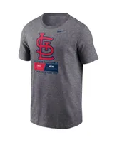 Men's Nike Heather Charcoal St. Louis Cardinals 2023 Mlb World Tour: London Series T-shirt