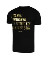 Men's Contenders Clothing Black The Godfather Strictly Business T-shirt