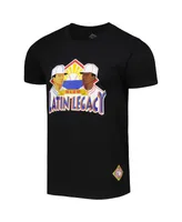 Men's Stitches Black Negro League Baseball Latin Legacy T-shirt
