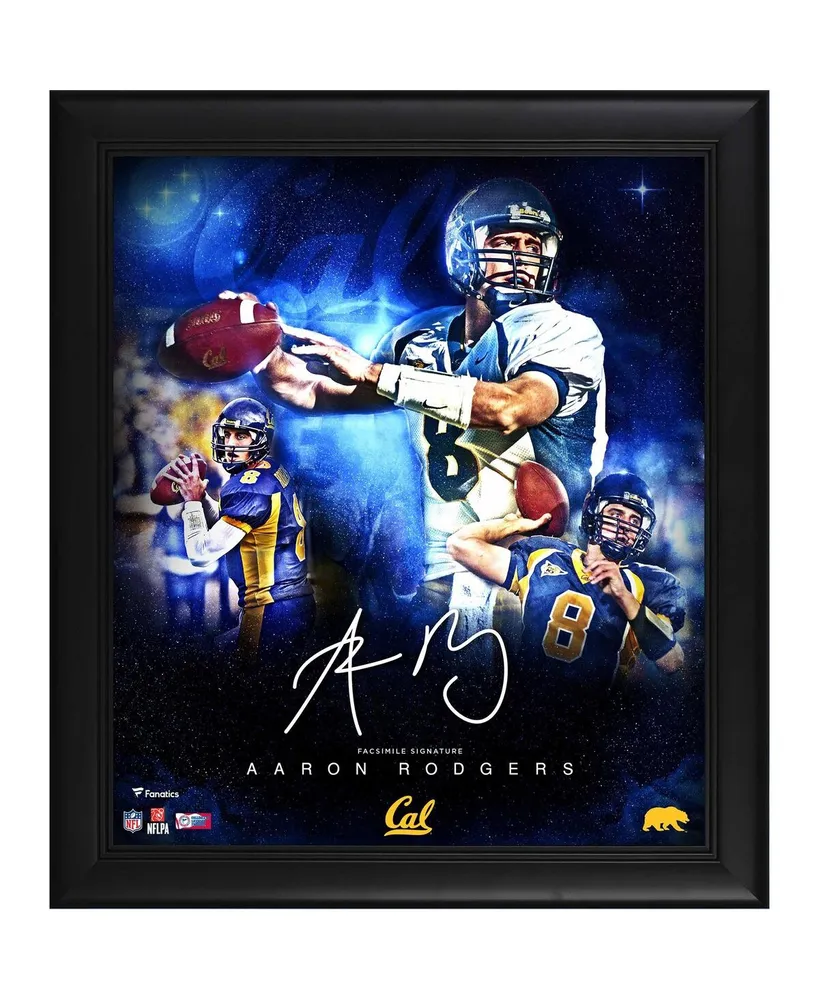 Aaron Rodgers Cal Bears Framed 15" x 17" Stars of the Game Collage - Facsimile Signature