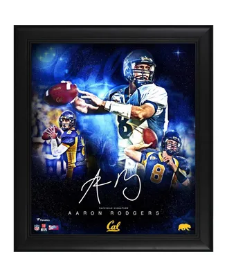 Aaron Rodgers Cal Bears Framed 15" x 17" Stars of the Game Collage - Facsimile Signature