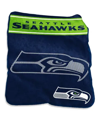 Seattle Seahawks 60'' x 80'' Xl Raschel Plush Throw Blanket